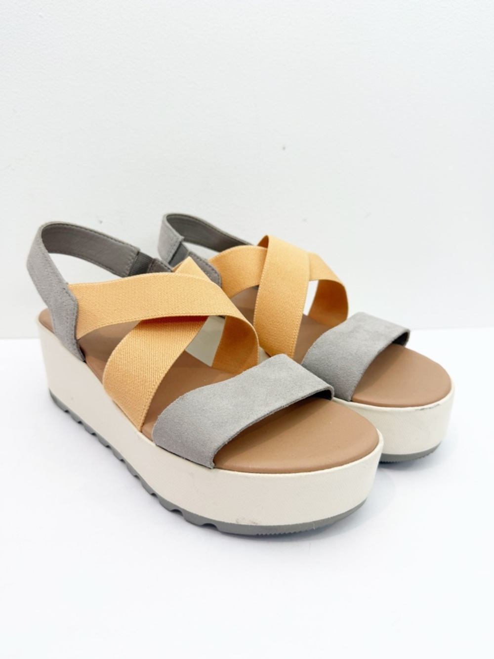 Sorel Womens Cameron Flatform Wedge Sandals Size 8